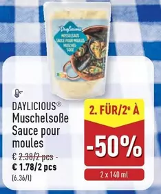 Muschelsoße Sauce pour moules
