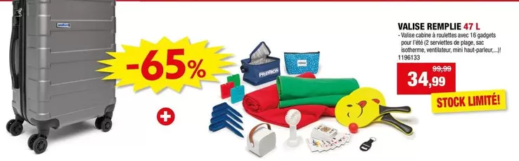 De - VALISE REMPLIE 47 L