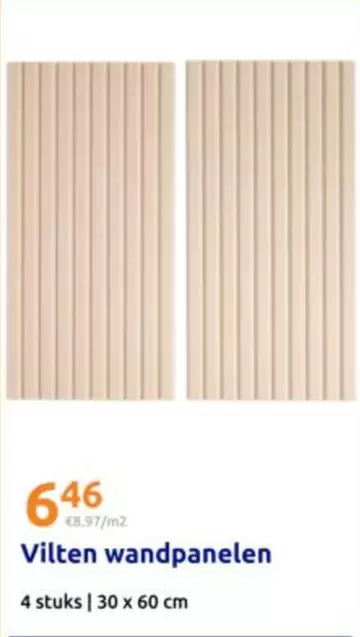 Vilten wandpanelen