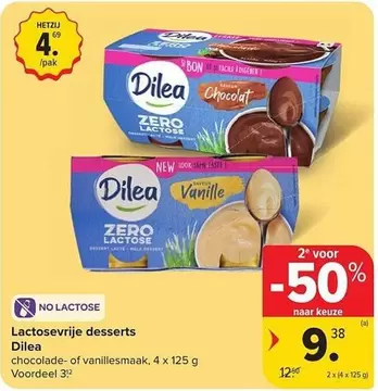 Lactosevrije desserts