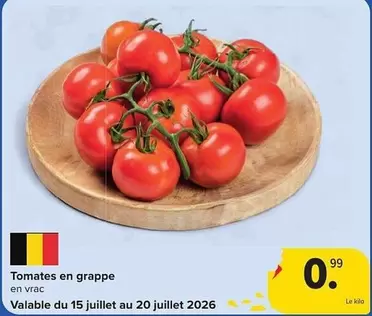 Tomates en grappe