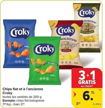 De - Chips flat et à l'ancienne