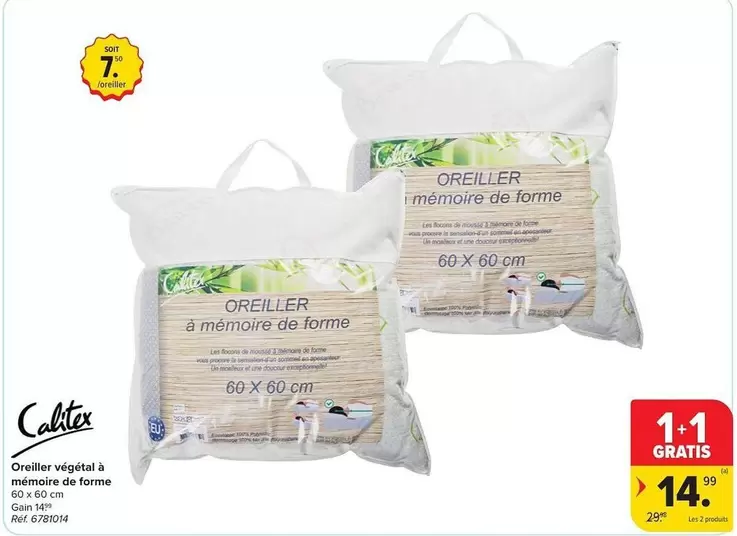 De - Oreiller à mémoire de forme
