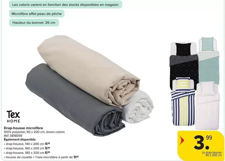 De - Drap-housse microfibre