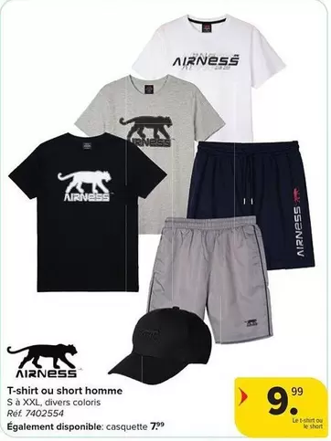 T-shirt ou short homme