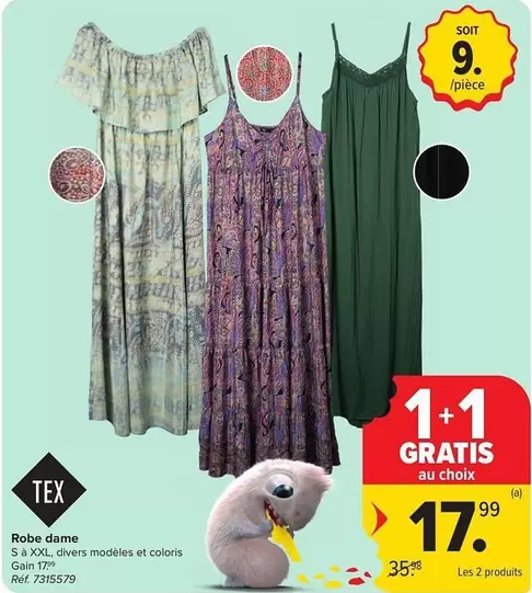 Robe dame