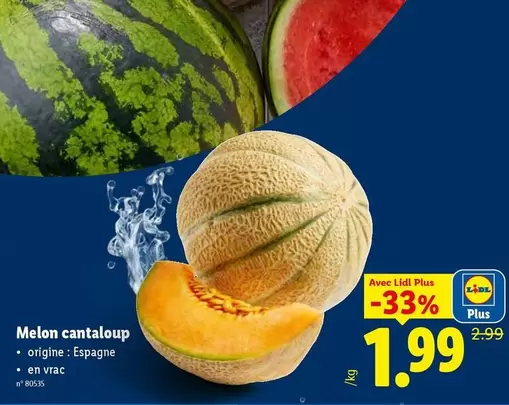 Melon cantaloup