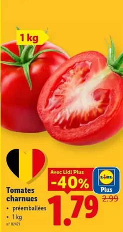 Tomates charnues