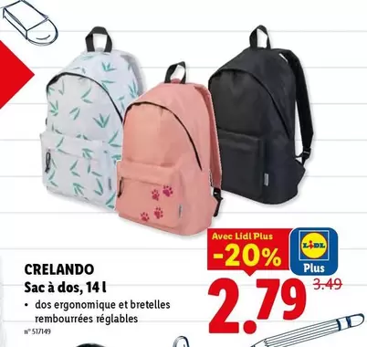 Sac à dos, 14 l