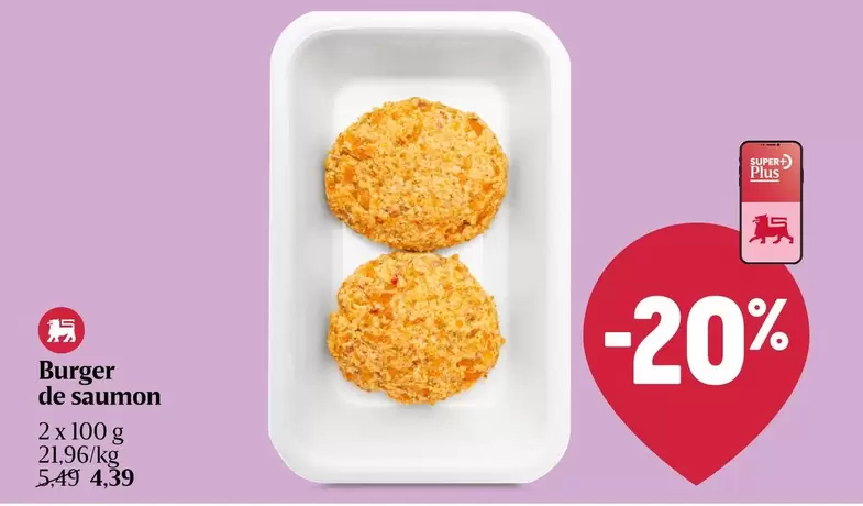 De - Burger de saumon