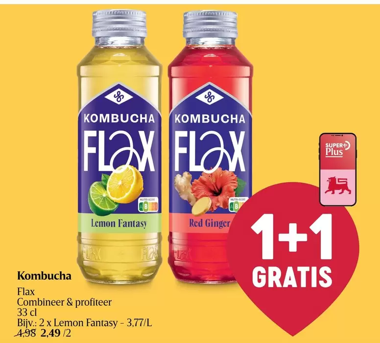 Red - Kombucha Flax