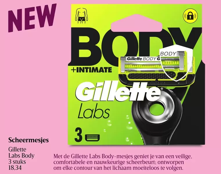 De - Labs Body Scheermesjes