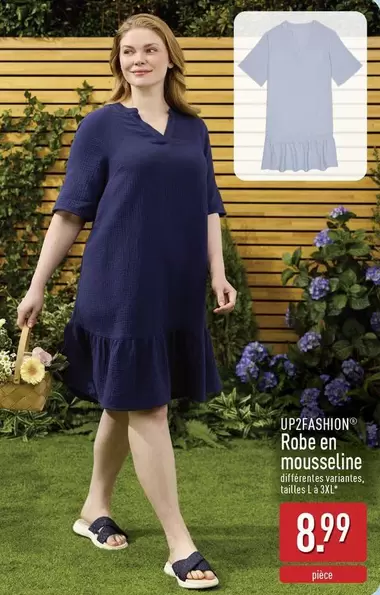 Robe en mousseline