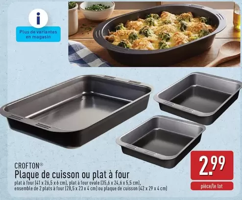 De - Plaque de cuisson ou plat à four