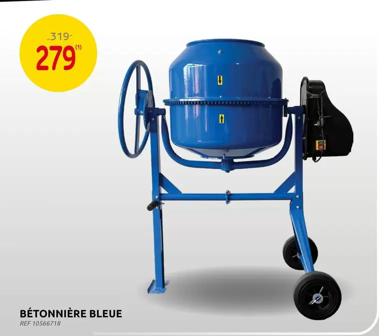 Bétonnière Bleue