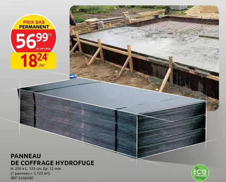 De - PANNEAU DE COFFRAGE HYDROFUGE