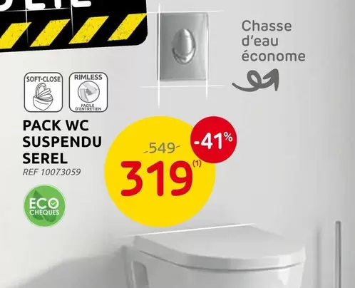 PACK WC SUSPENDU SEREL REF 10073059