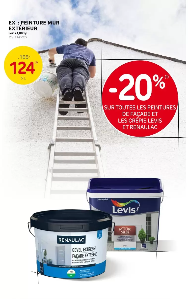 De - PEINTURE MUR EXTÉRIEUR