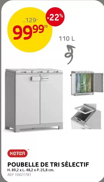 De - POUBELLE DE TRI SÉLECTIF