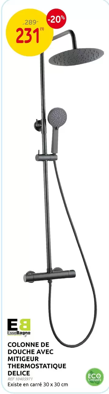 De - COLONNE DE DOUCHE AVEC MITIGEUR THERMOSTATIQUE