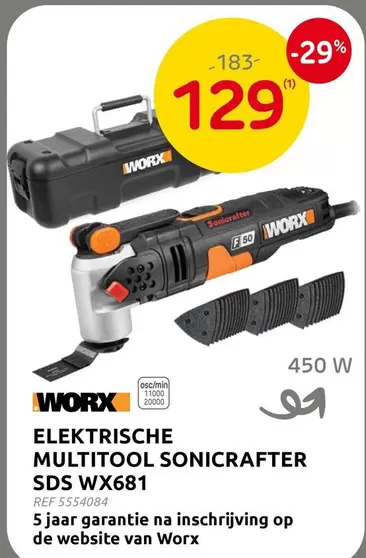 De - ELEKTRISCHE MULTITOOL SONICRAFTER SDS WX681