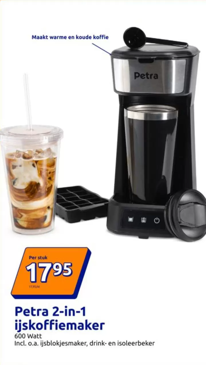 2-in-1 IJskoffiemaker