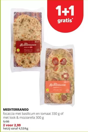 Focaccia Met Basilicum En Tomaat