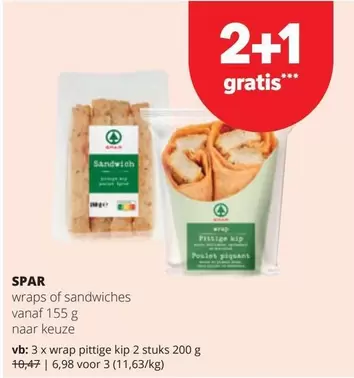 Wraps Of Sandwiches