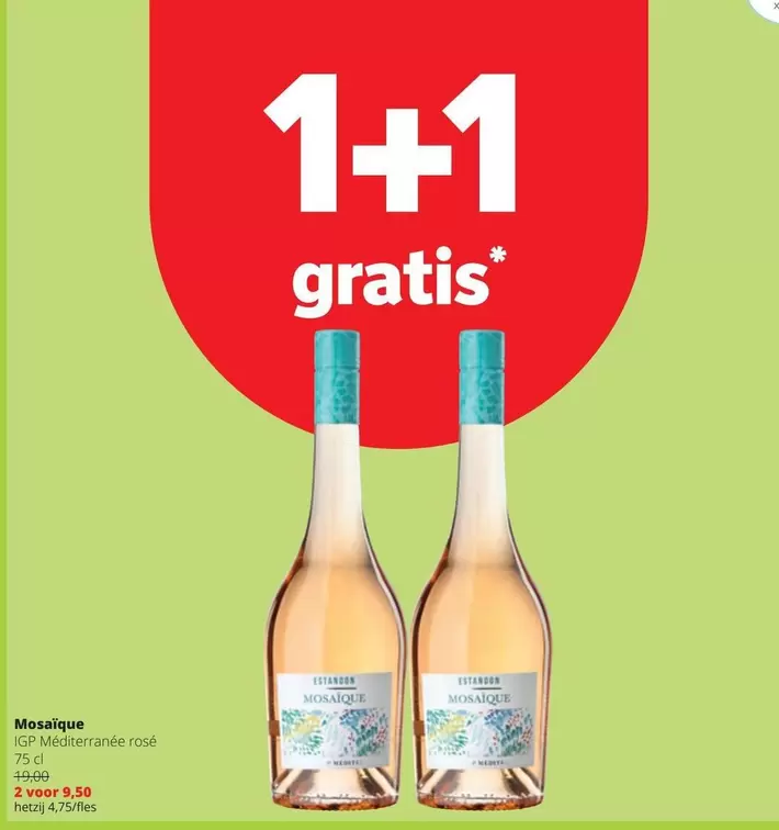 Mosaique IGP Mediterrannee rose