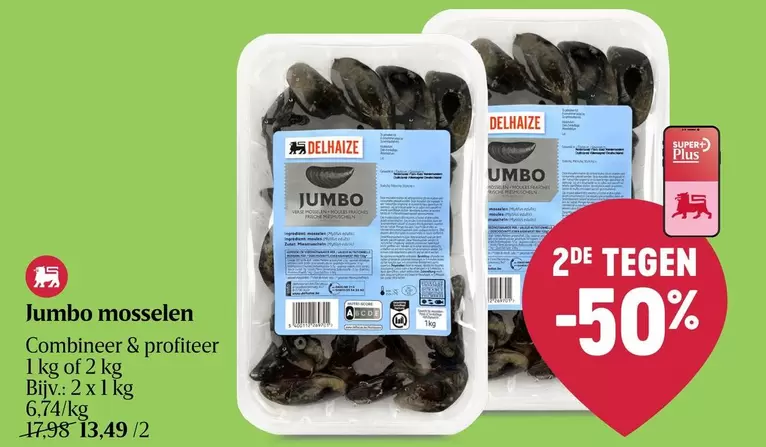 Jumbo mosselen