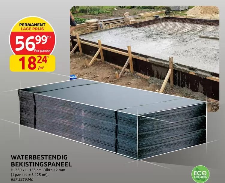WATERBESTENDIG BEKISTINGSPANEEL
