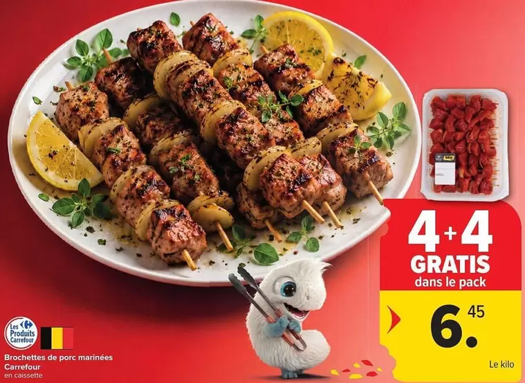 De - Brochettes de porc