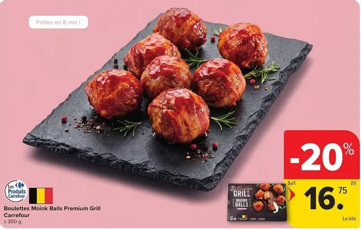 Boulettes Moink Balls Premium Grill