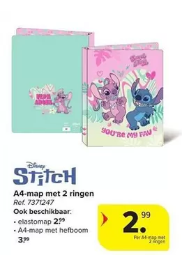 Disney - A4-map met 2 ringen Ref. 7371247