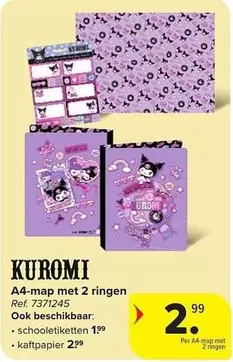 A4-map met 2 ringen Ref. 7371245