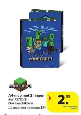 Minecraft - A4-map met 2 ringen