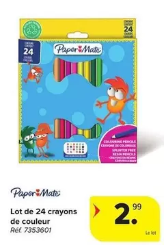 De - Lot de 24 crayons de couleur