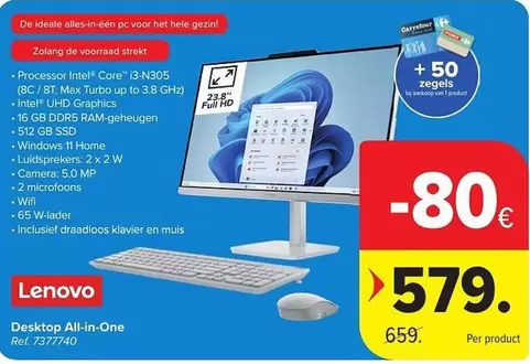 Lenovo - Desktop All-in-One