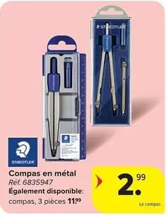 Compas en métal Réf. 6835947