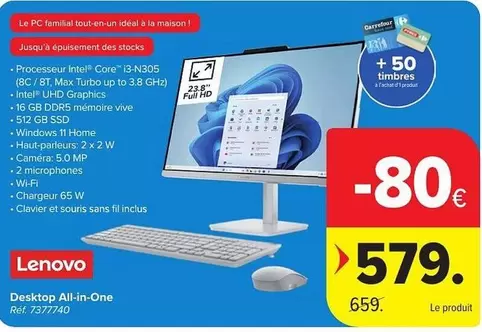 Lenovo - Desktop All-in-One