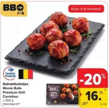 Gehaktballetjes Moink Balls Premium Grill
