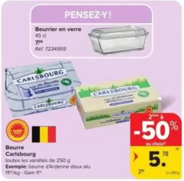 De - Beurre Carisbourg toutes les variétés