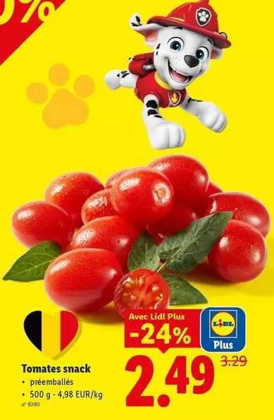 Snack - Tomates snack