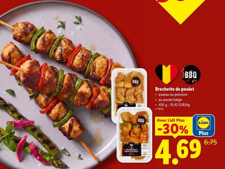 Bbq - Brochette de poulet