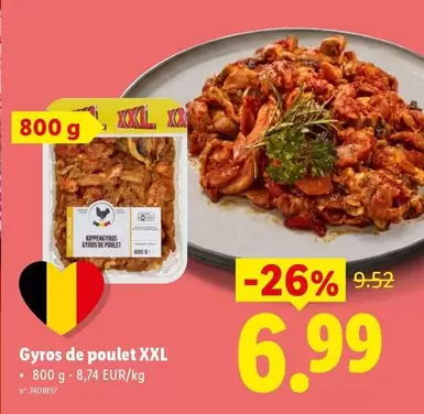 De - Gyros de poulet XXL