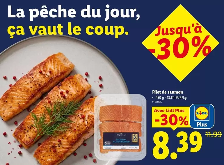 De - Filet de saumon