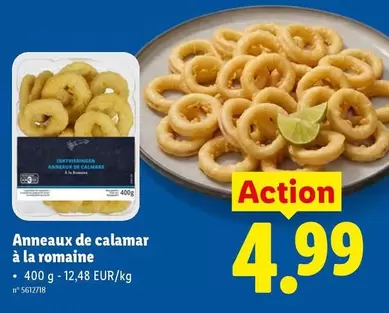 De - Anneaux de calamar à la romaine