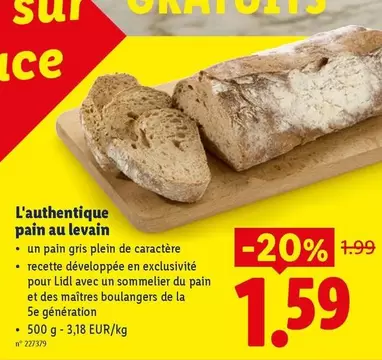 De - L'authentique pain au levain