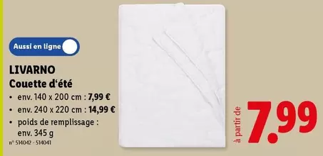 De - Couette d own;été