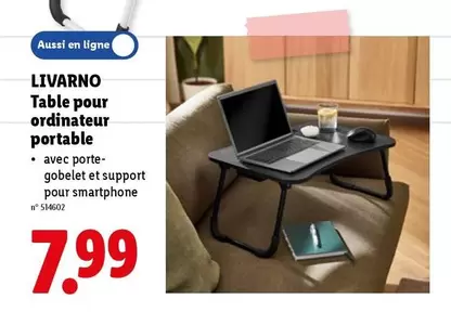 Table pour ordinateur portable